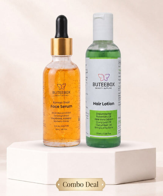 Festive Combo –  Korean Snail Serum + Hair Lotion